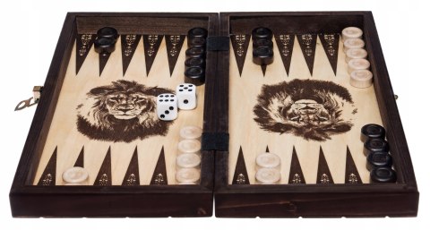 SZACHY WARCABY DREWNIANE BACKGAMMON TRYKTRAK 27 cm SZACHY WARCABY DREWNIANE BACKGAMMON TRYKTRAK 27 cm