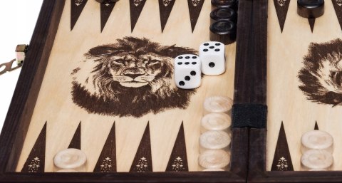 SZACHY WARCABY DREWNIANE BACKGAMMON TRYKTRAK 27 cm SZACHY WARCABY DREWNIANE BACKGAMMON TRYKTRAK 27 cm