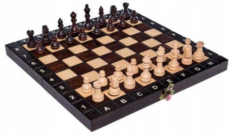 SZACHY WARCABY DREWNIANE BACKGAMMON TRYKTRAK 27 cm SZACHY WARCABY DREWNIANE BACKGAMMON TRYKTRAK 27 cm