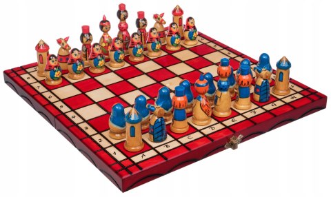 Szachy Babuszki czerwone 35 cm Szachy Babuszki czerwone 35 cm